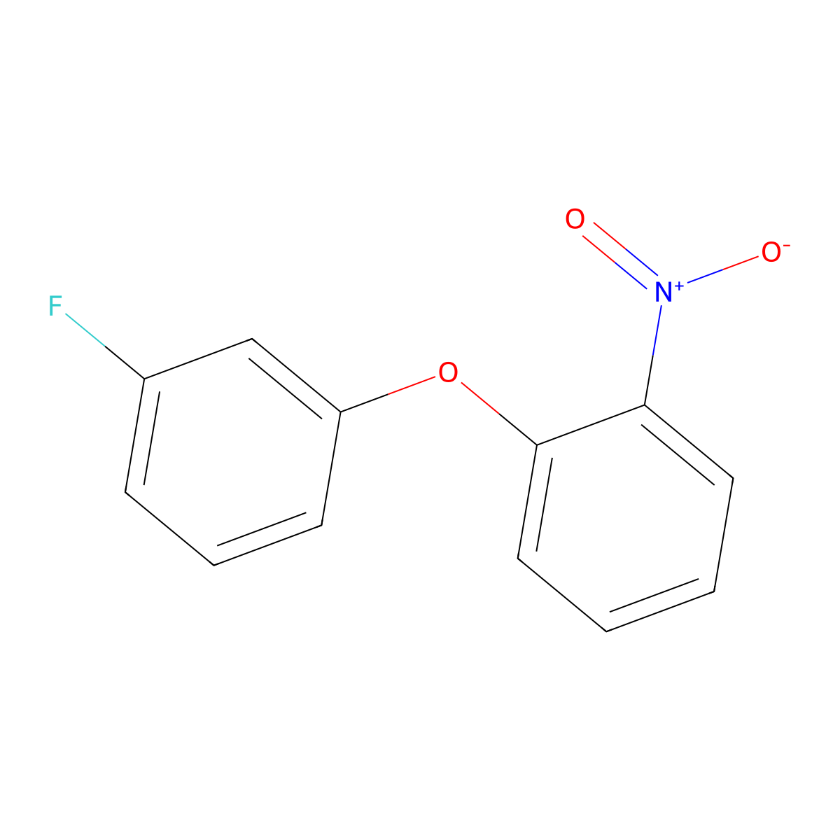 1-(3-Fluorophenoxy)-2-nitro-benzene molecular structure, CAS 640766-66-1