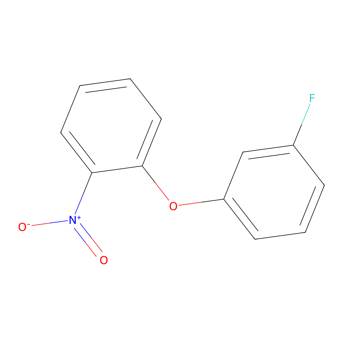 1-(3-Fluorophenoxy)-2-nitro-benzene molecular structure, CAS 640766-66-1