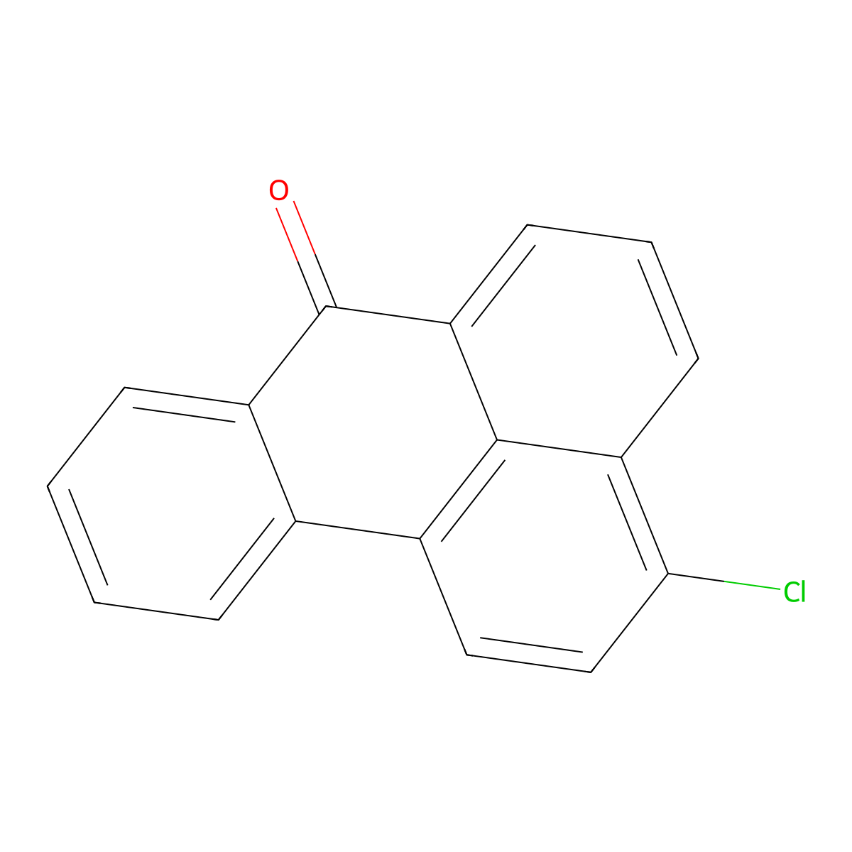 3-Chlorobenzanthrone molecular structure, CAS 6409-44-5