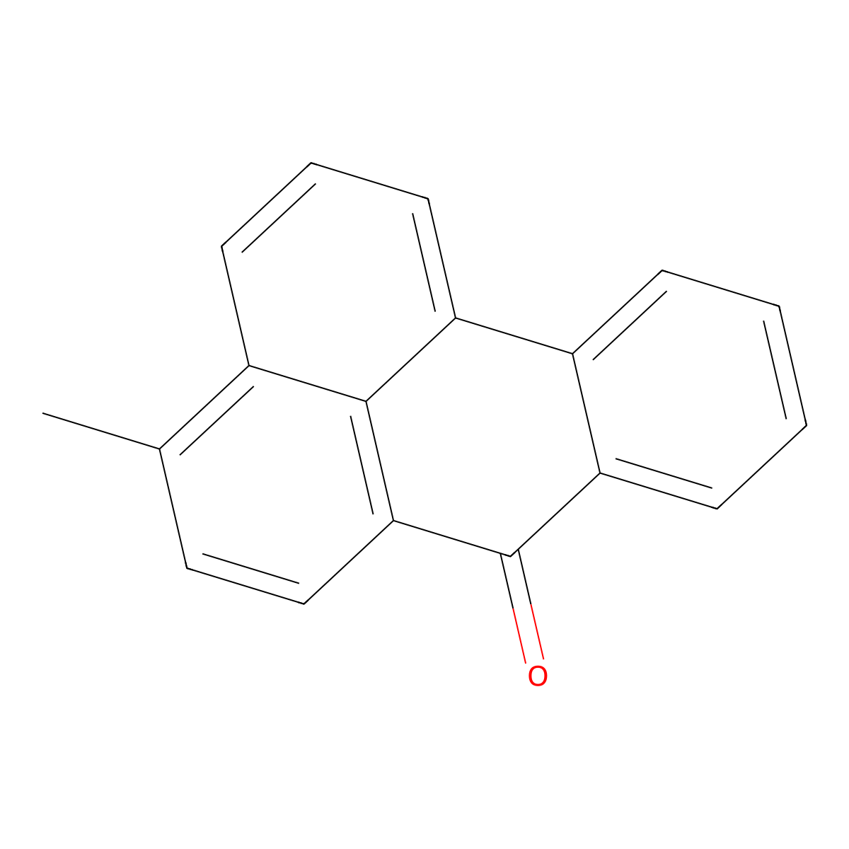 7H-Benz[de]anthracen-7-one, 4-methyl- molecular structure, CAS 6409-46-7