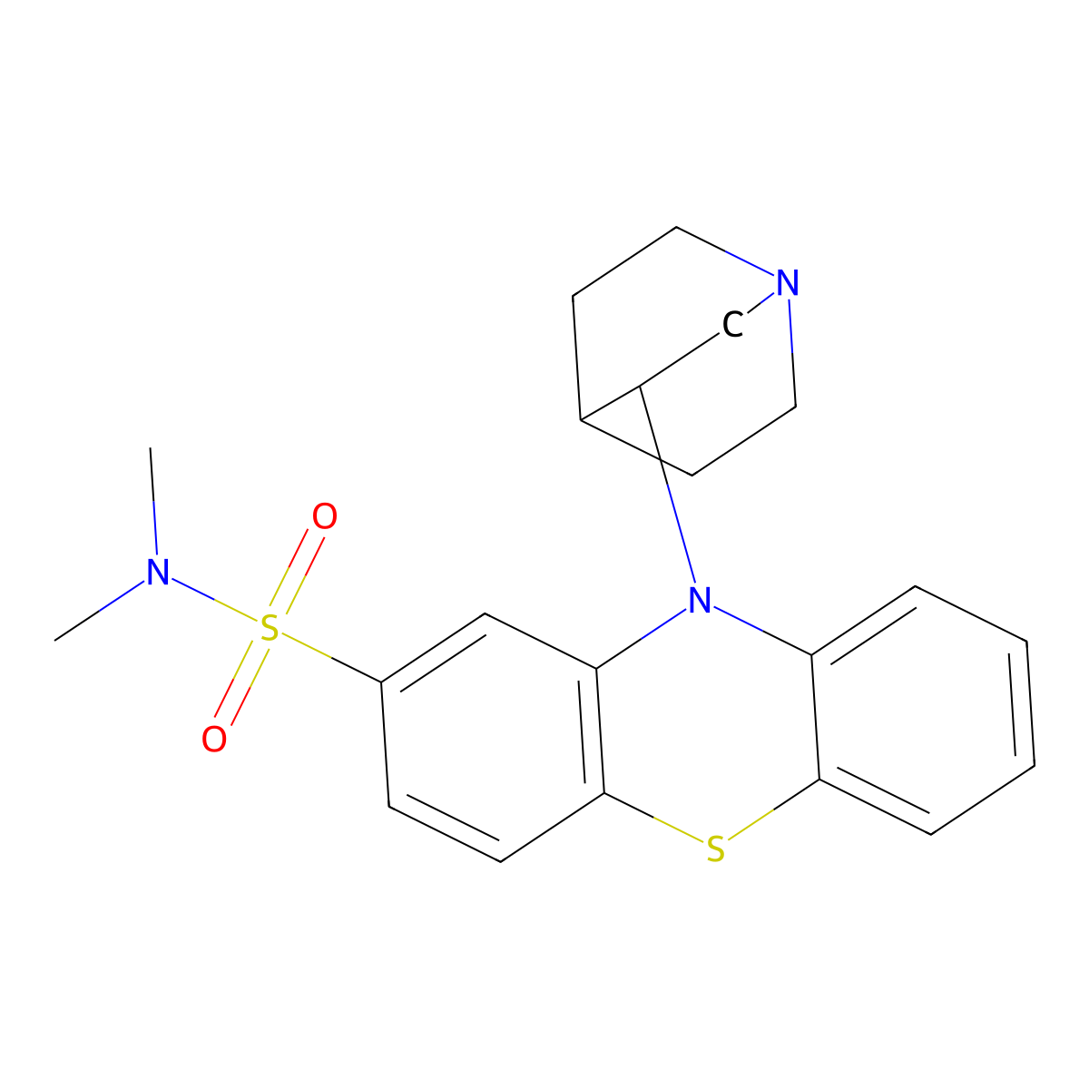Quisultidine molecular structure, CAS 64099-44-1