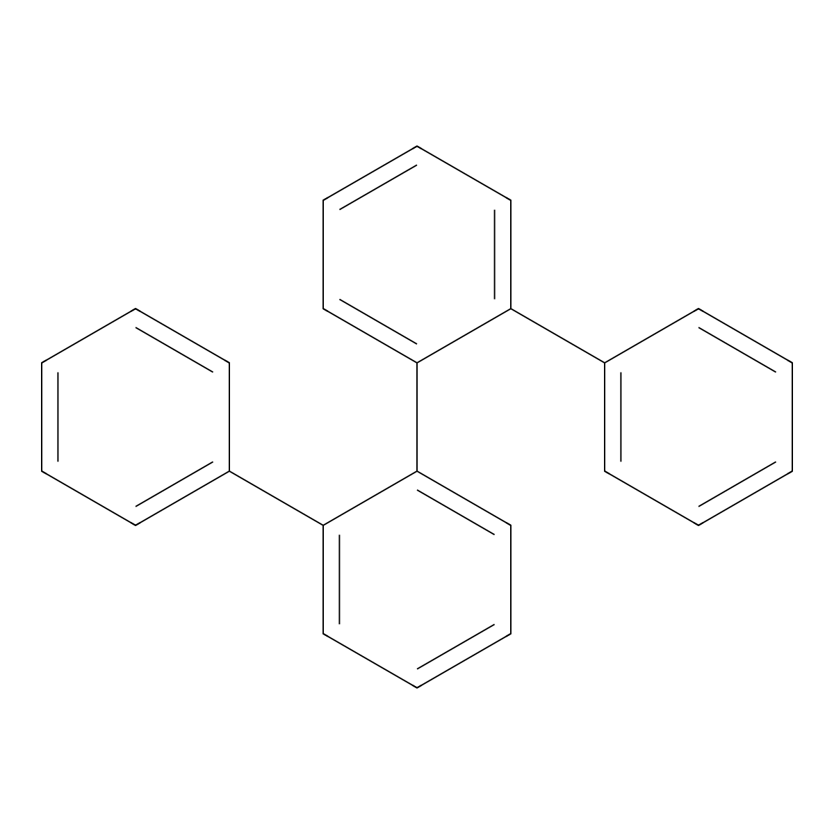 o-Quaterphenyl molecular structure, CAS 641-96-3