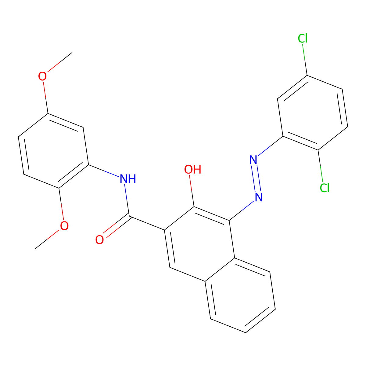 Pigment brown 1 molecular structure, CAS 6410-40-8