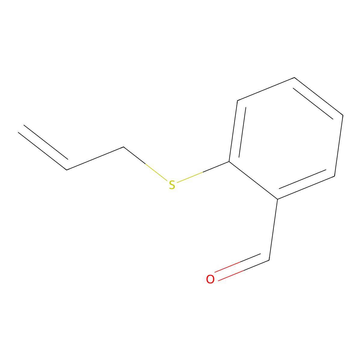 2-(Allylthio)benzaldehyde molecular structure, CAS 64107-35-3