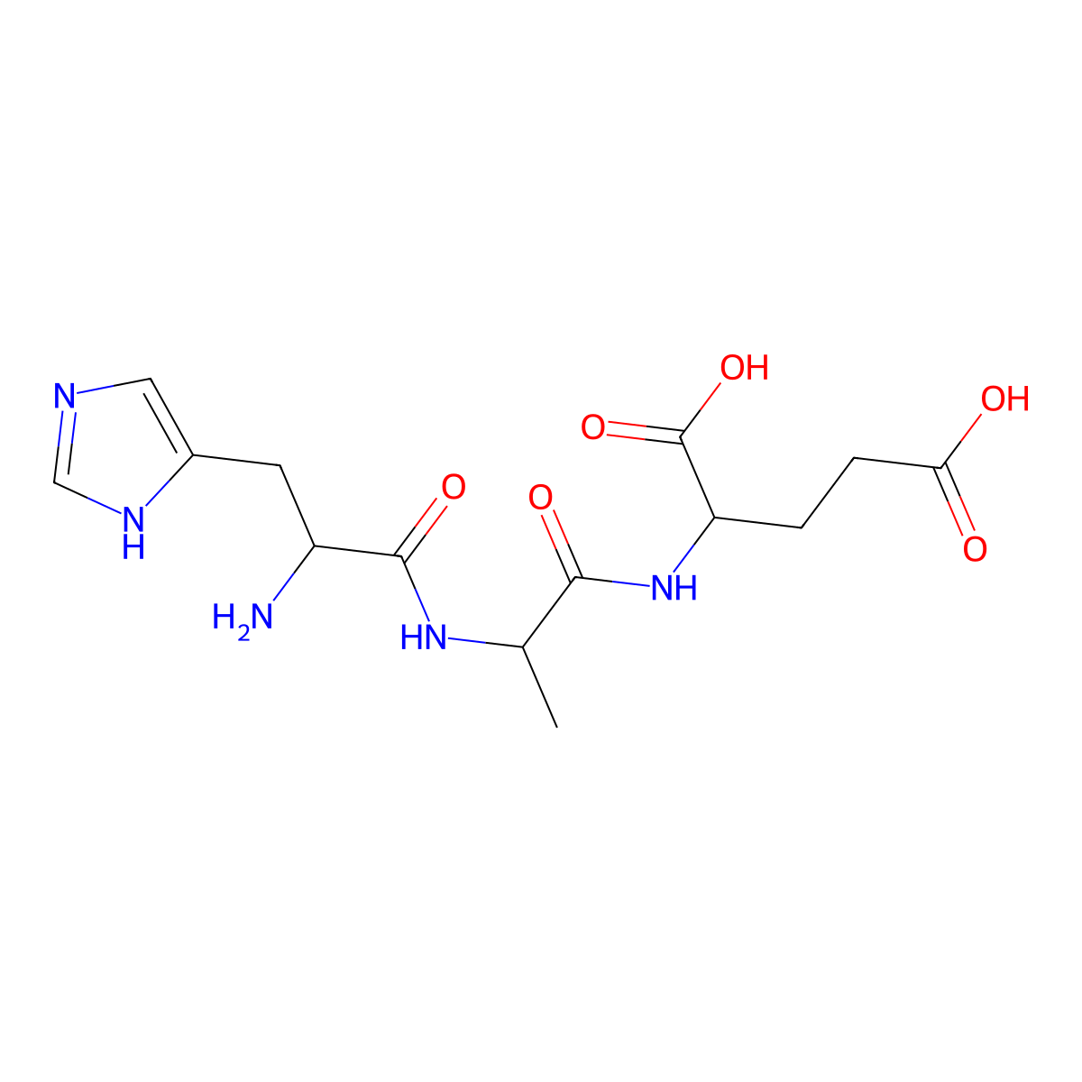His-Ala-Glu molecular structure, CAS 64111-99-5