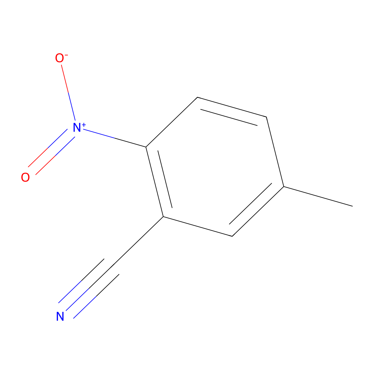 5-Methyl-2-nitrobenzonitrile molecular structure, CAS 64113-86-6