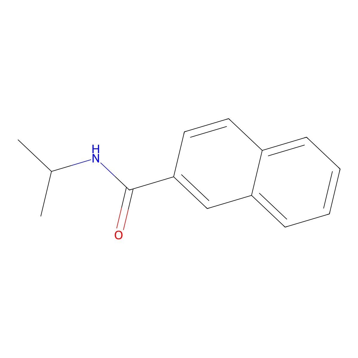 N-(1-Methylethyl)-2-naphthalenecarboxamide molecular structure, CAS 64141-94-2