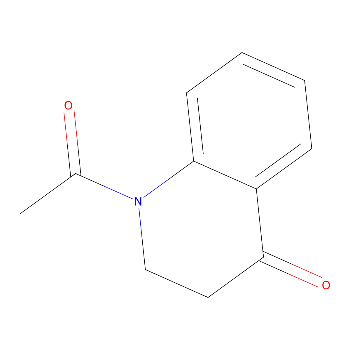 1-Acetyl-2,3-dihydroquinolin-4(1h)-one molecular structure, CAS 64142-63-8