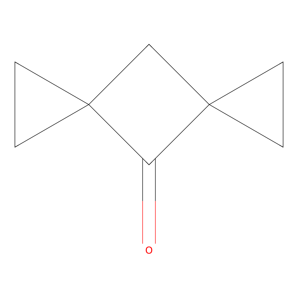 Dispiro[2.1.2.1]octan-4-one molecular structure, CAS 64149-37-7