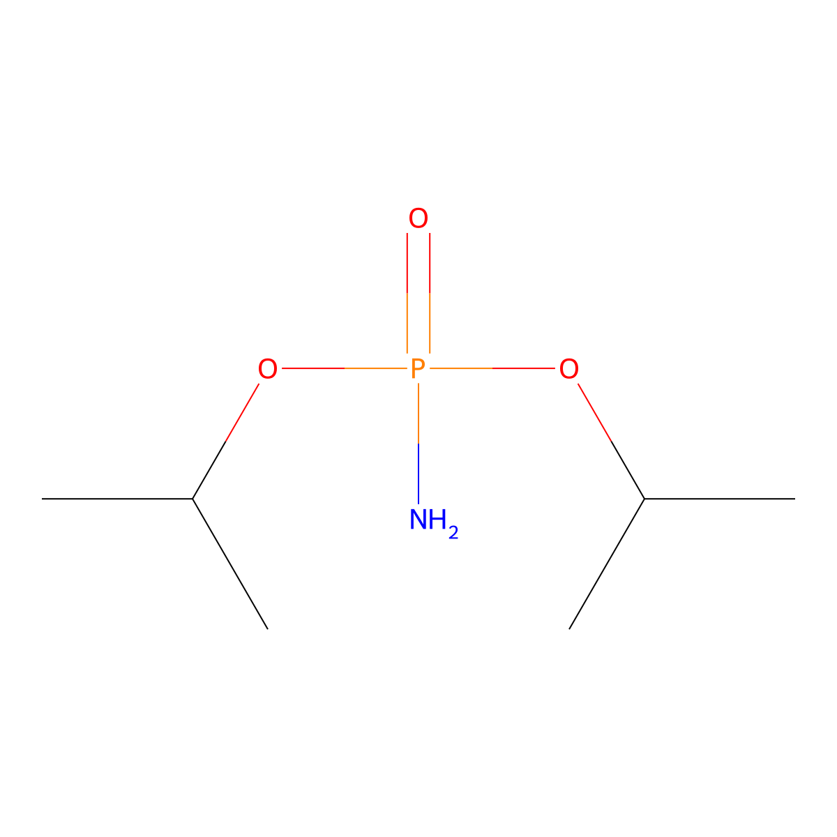 Diisopropyl phosphoramidite molecular structure, CAS 6415-20-9