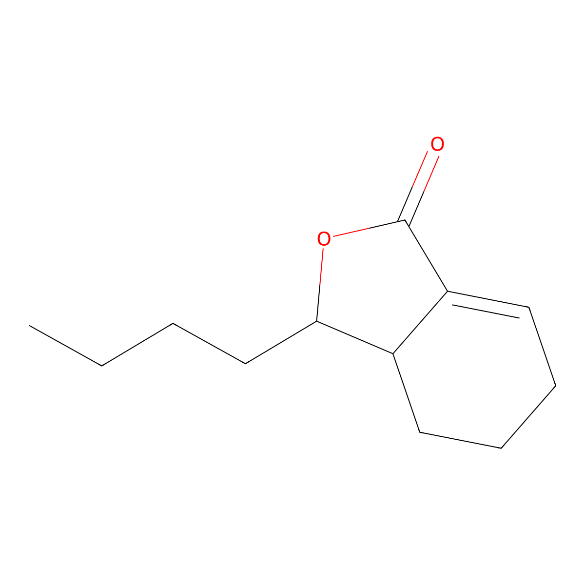 Sedanolide molecular structure, CAS 6415-59-4