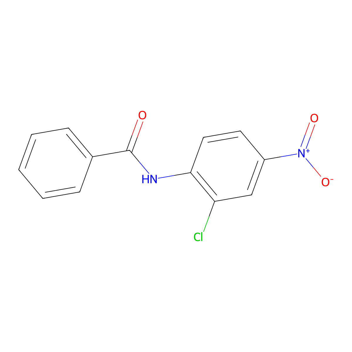 N-(2-Chloro-4-nitrophenyl)benzamide molecular structure, CAS 64160-38-9