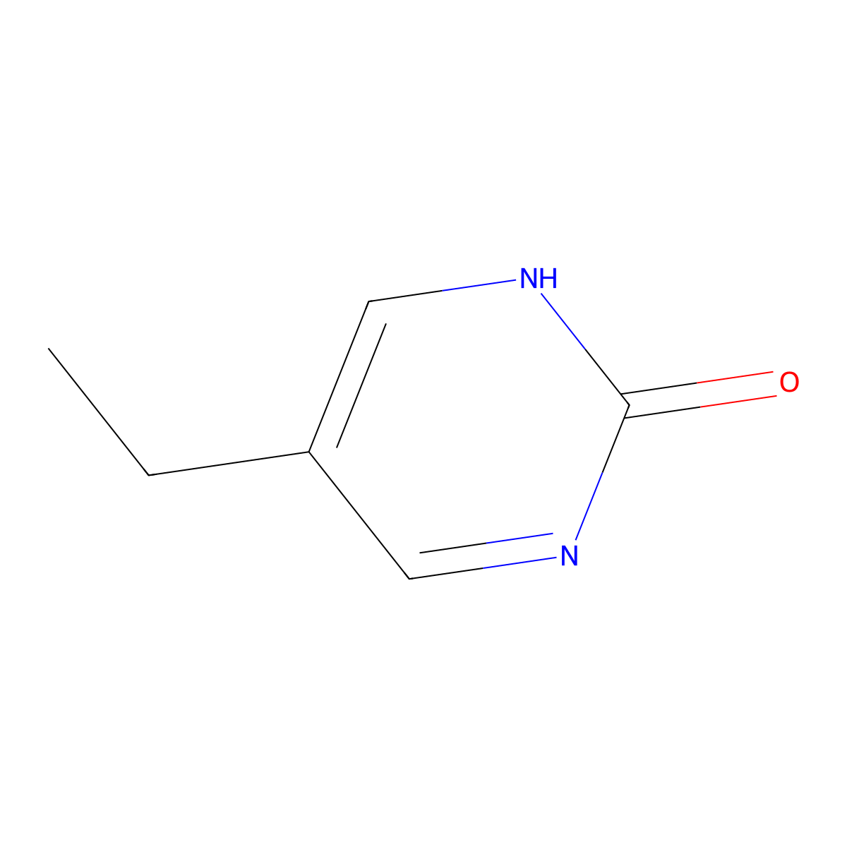 5-Ethylpyrimidin-2(1H)-one molecular structure, CAS 64171-56-8