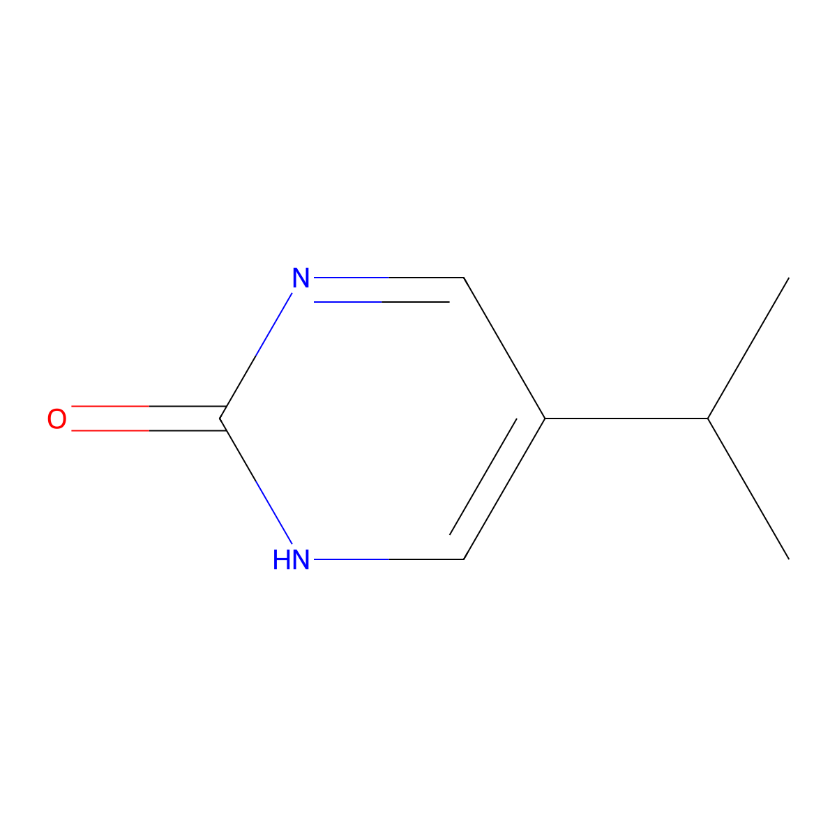 5-Isopropylpyrimidin-2(1H)-one molecular structure, CAS 64171-58-0