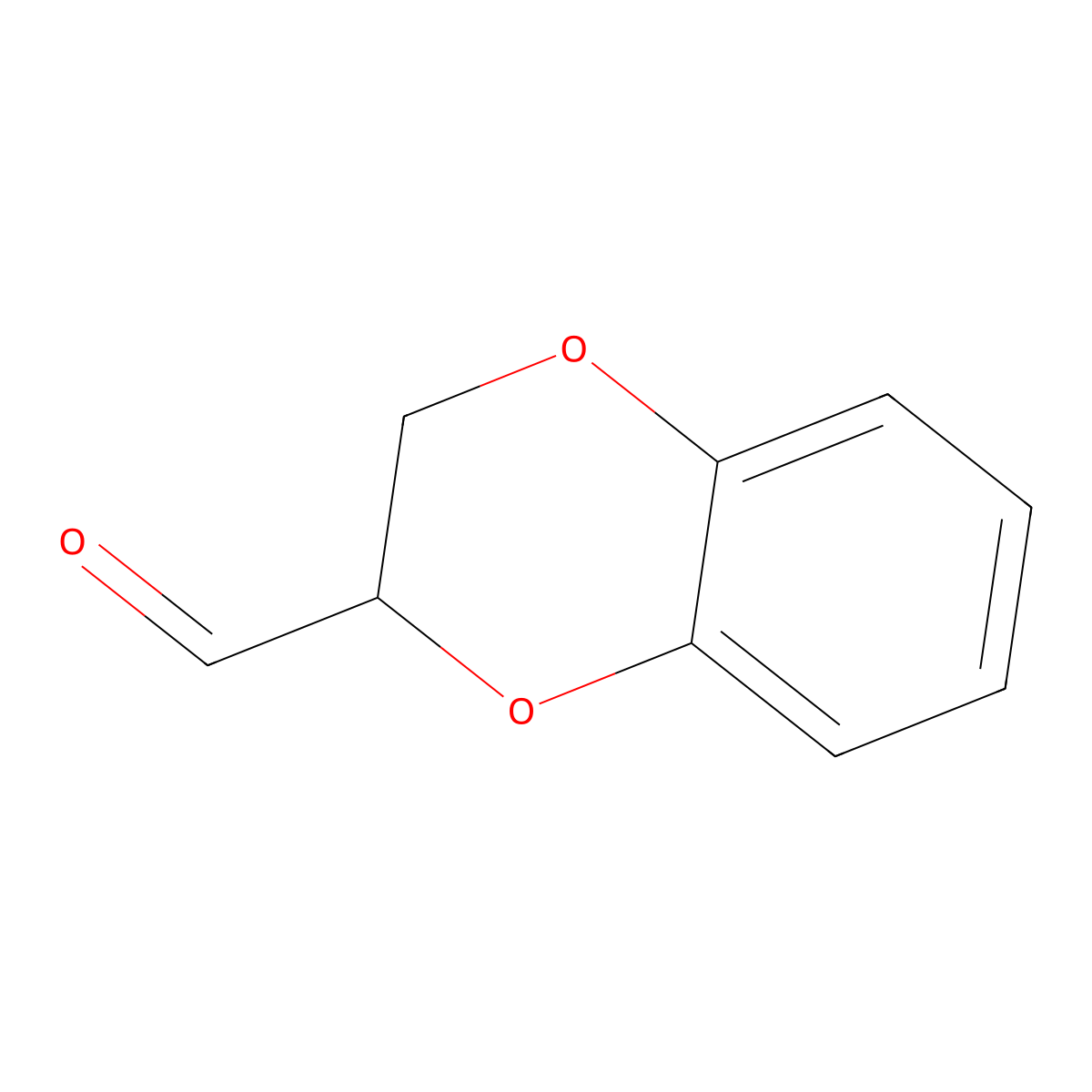 2-Formyl-1,4-benzodioxane molecular structure, CAS 64179-67-5