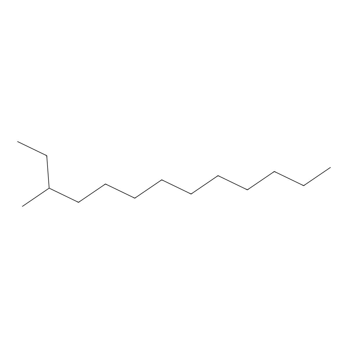 3-Methyltridecane molecular structure, CAS 6418-41-3
