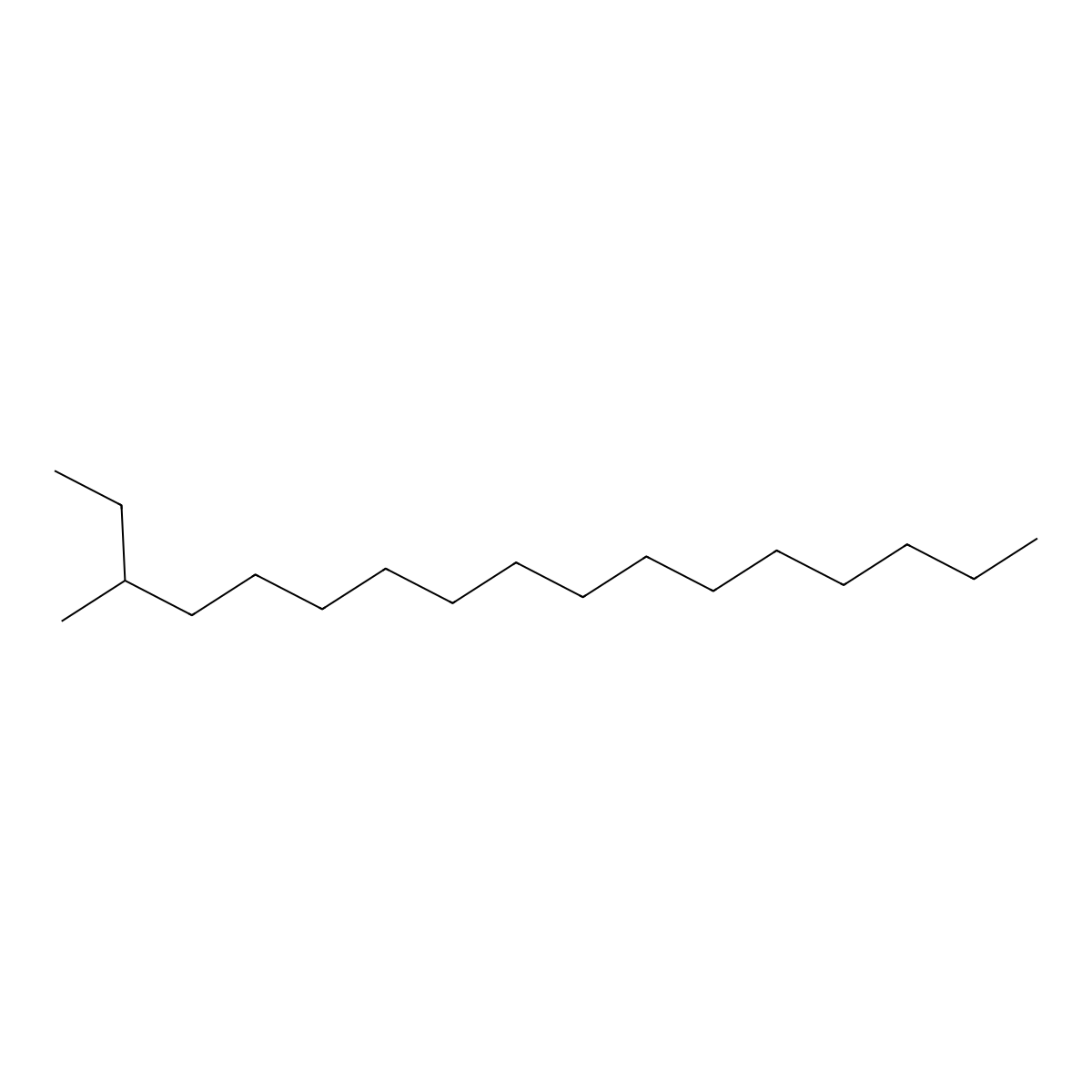 3-Methylheptadecane molecular structure, CAS 6418-44-6