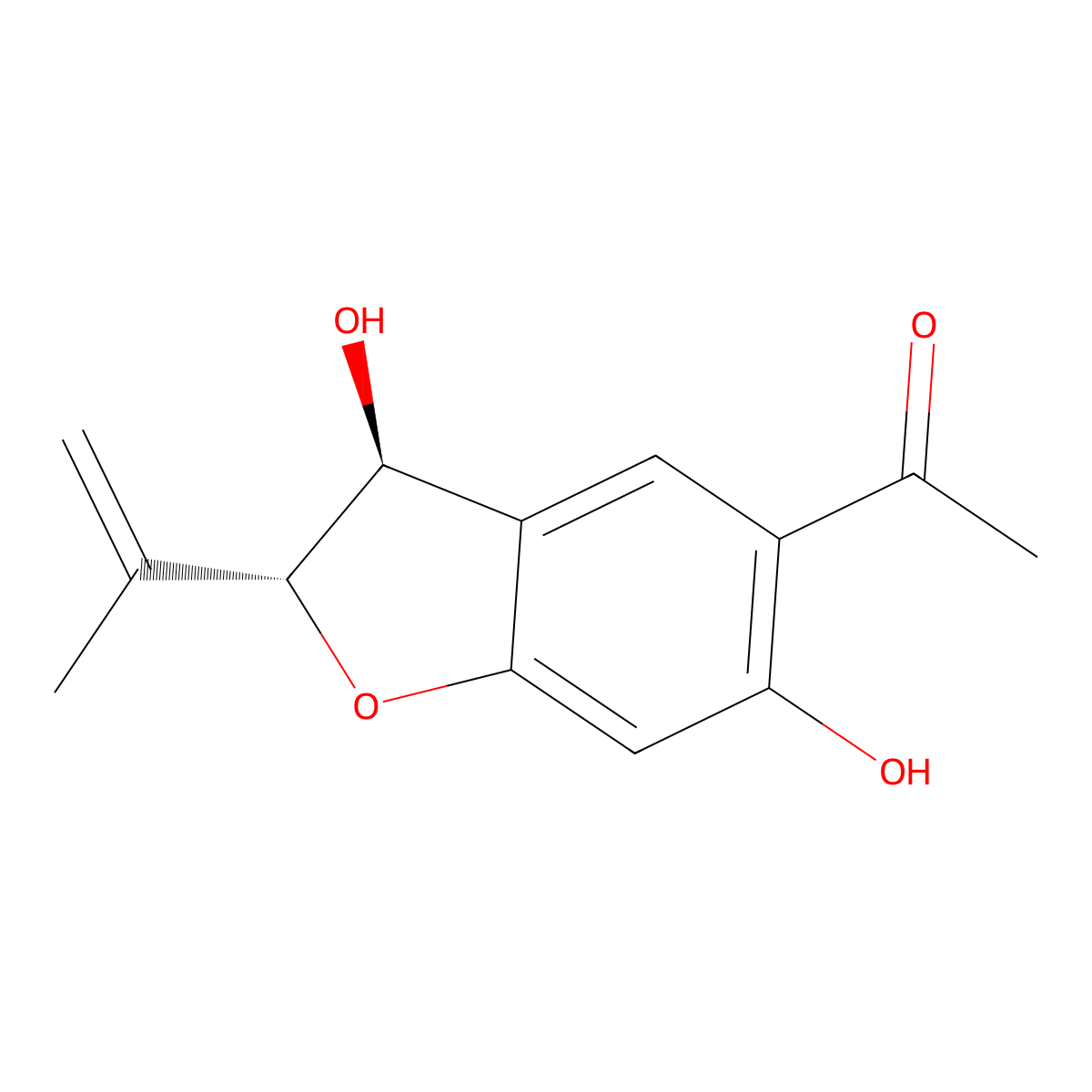 trans-2,3-Dihydro-3-hydroxyeuparin molecular structure, CAS 64185-57-5