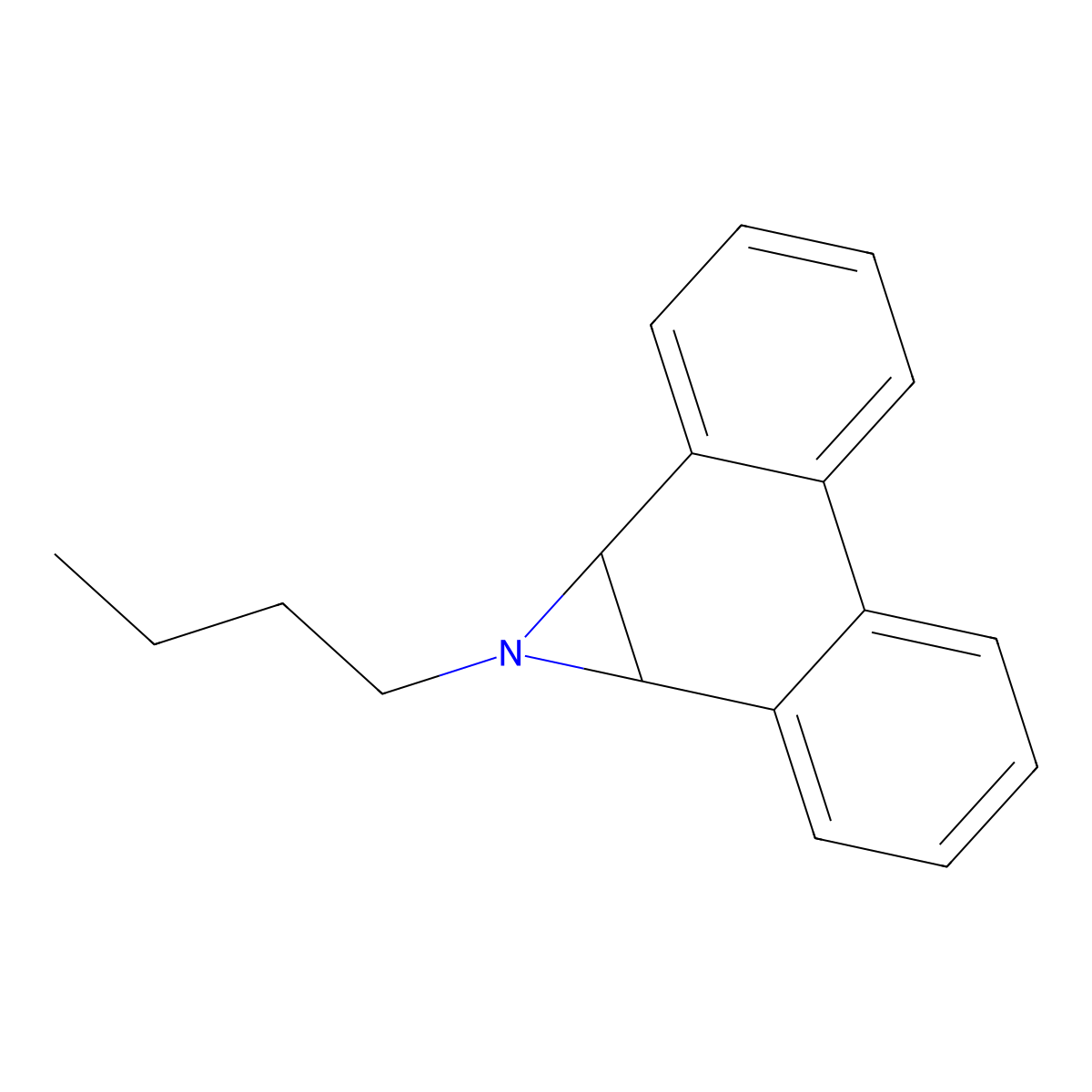 N-n-Butylphenanthreneimine molecular structure, CAS 64188-66-5