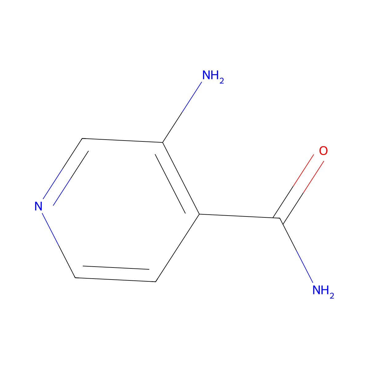 3-Aminoisonicotinamide molecular structure, CAS 64188-97-2