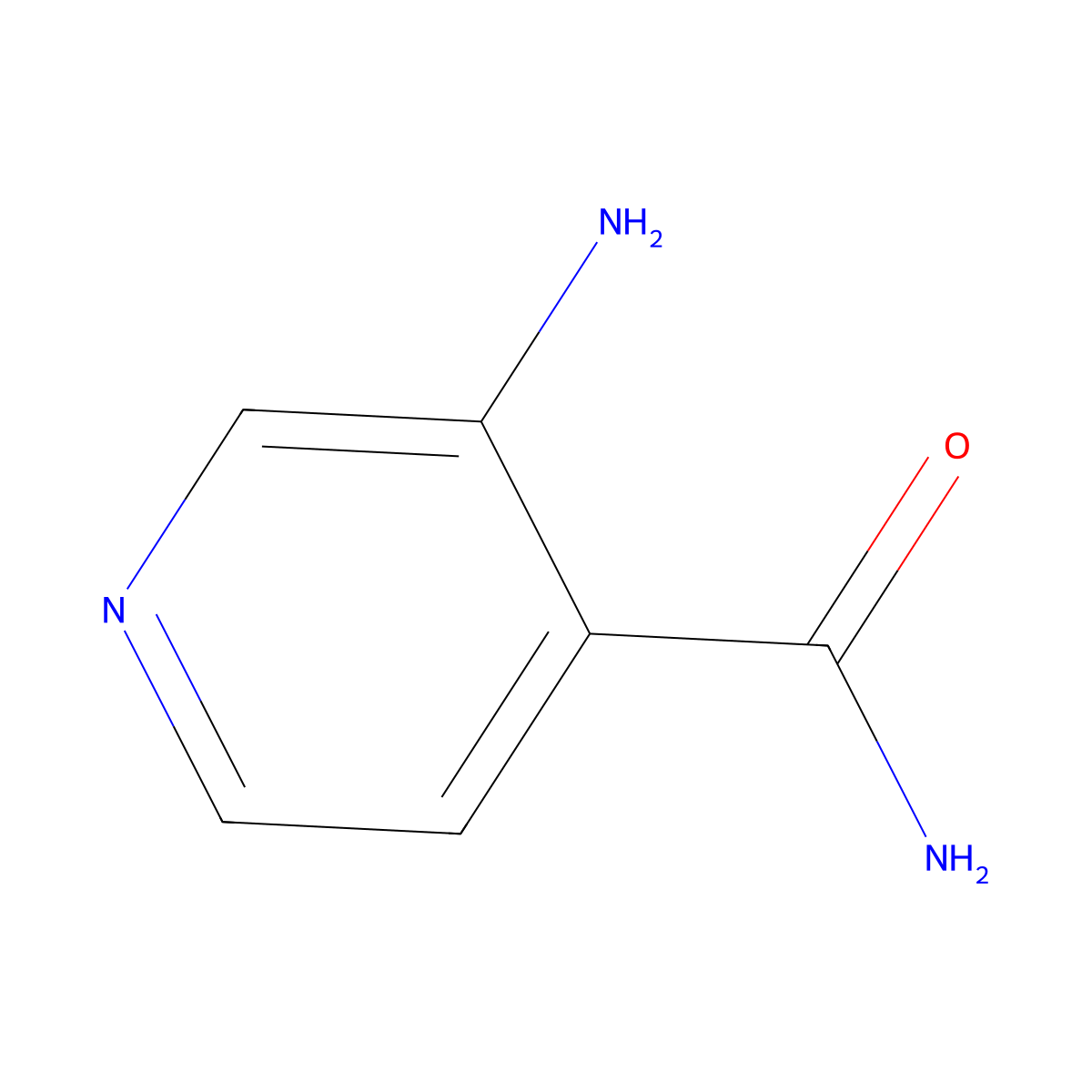 3-Aminoisonicotinamide molecular structure, CAS 64188-97-2