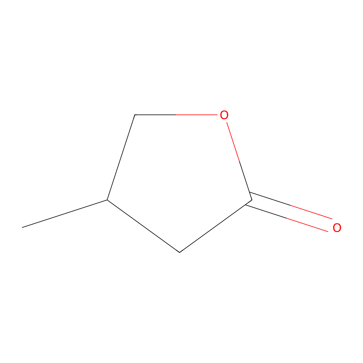 (4S)-Dihydro-4-methyl-2(3H)-furanone molecular structure, CAS 64190-48-3