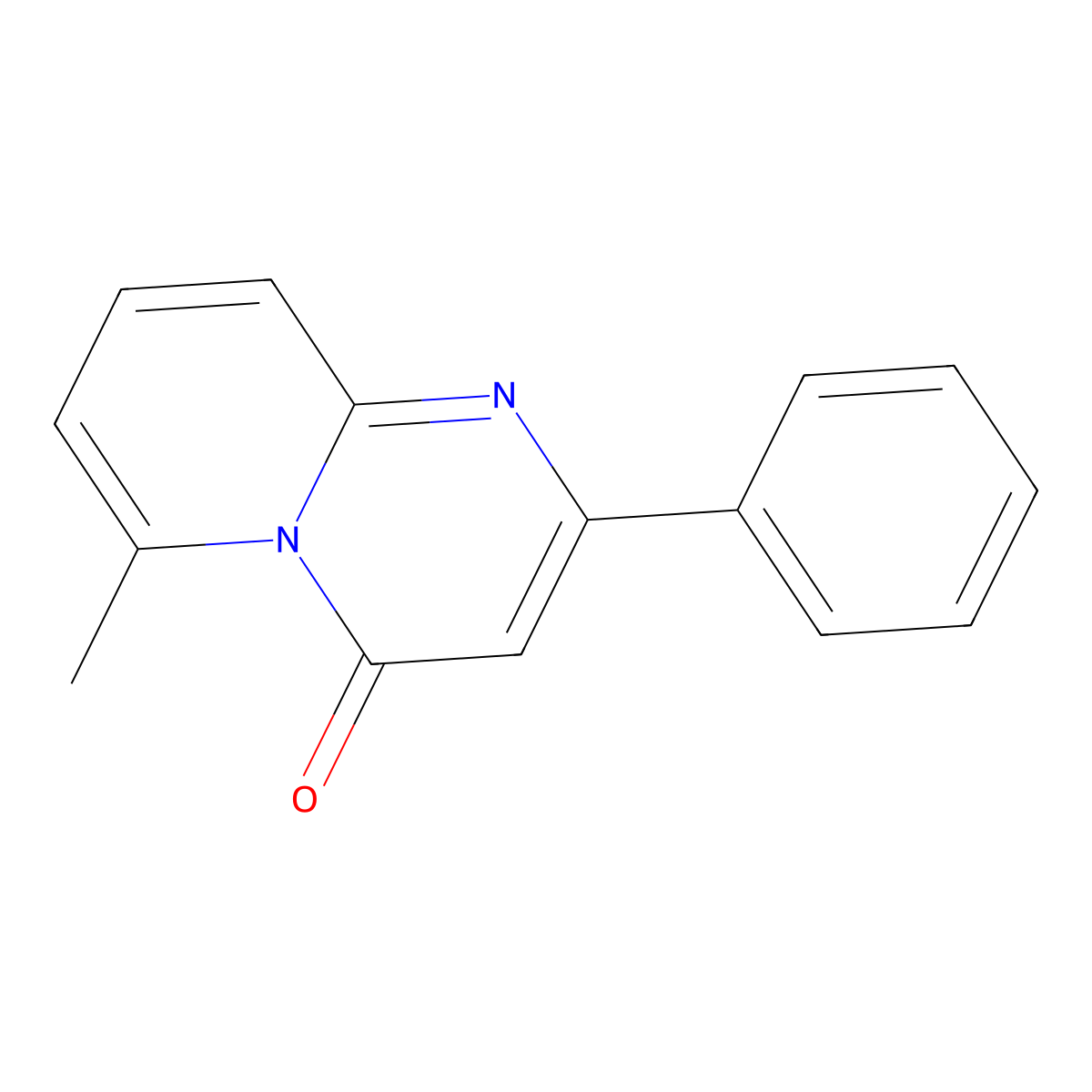 6-Methyl-2-phenyl-4H-pyrido[1,2-a]pyrimidin-4-one molecular structure, CAS 64194-18-9