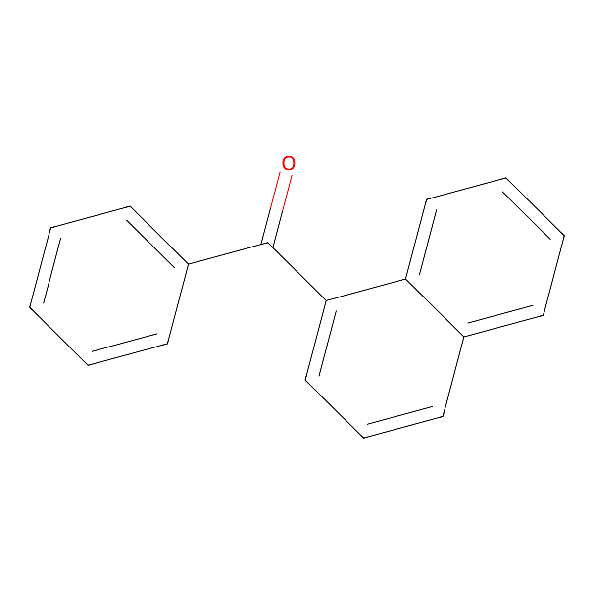 1-Benzoylnaphthalene molecular structure, CAS 642-29-5