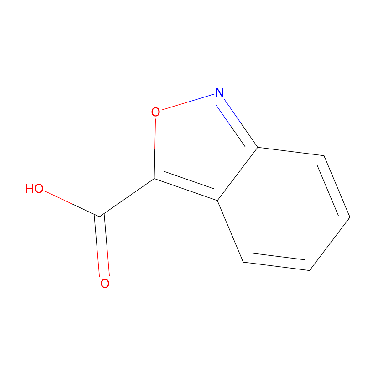 Anthroxanic acid molecular structure, CAS 642-91-1