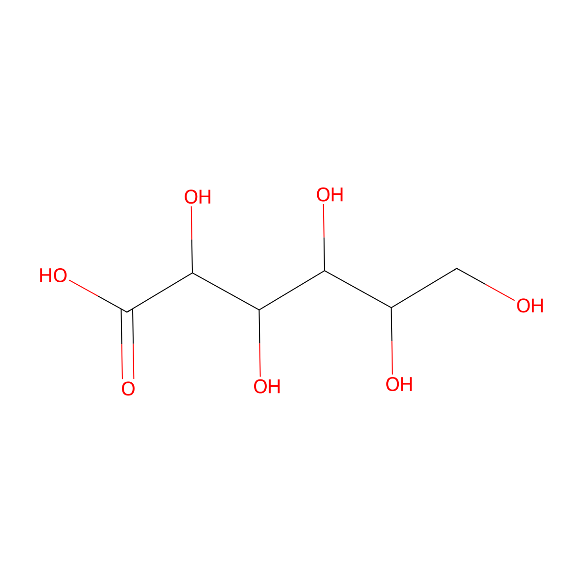 D-Mannonic acid molecular structure, CAS 642-99-9