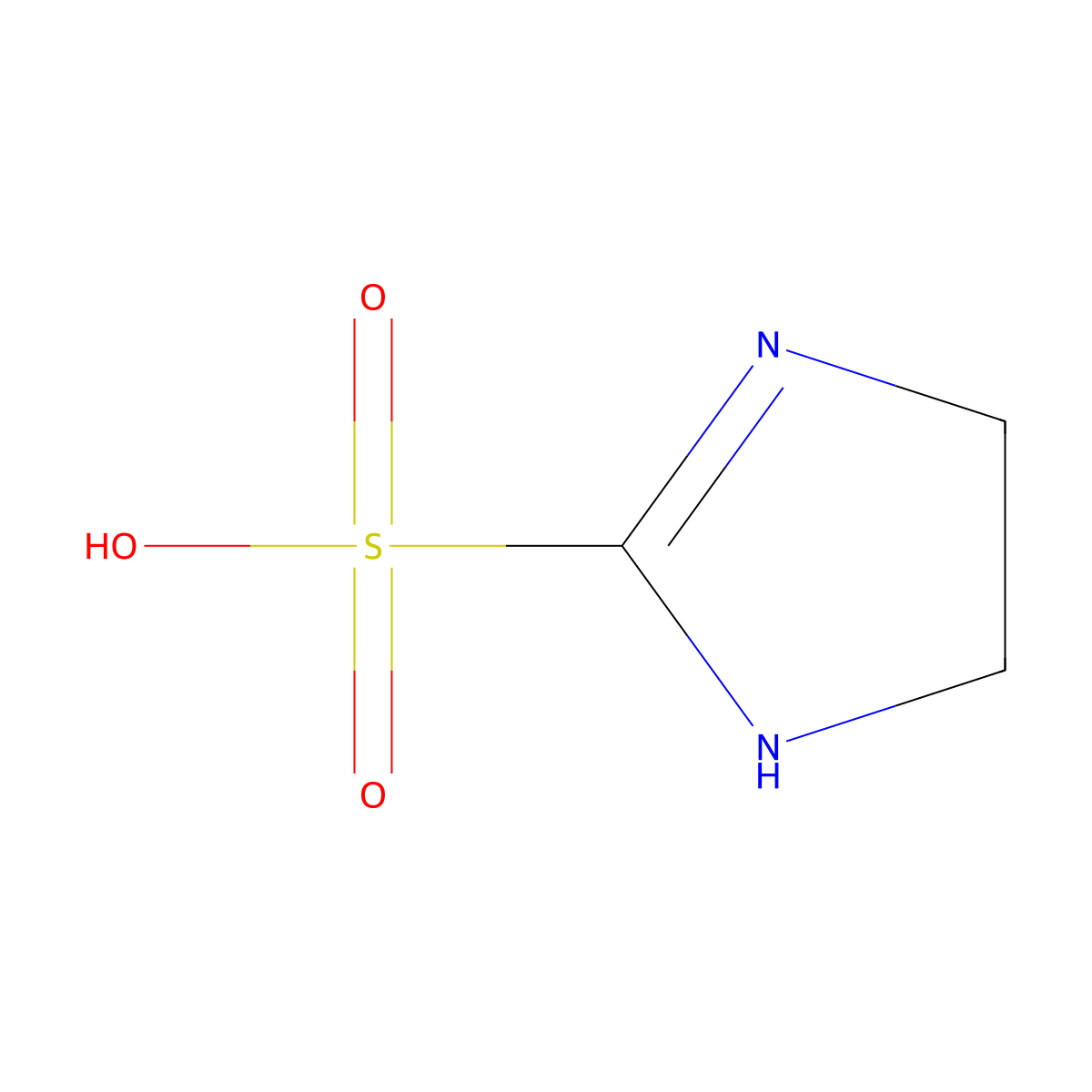 4,5-dihydro-1H-imidazole-2-sulfonic acid molecular structure, CAS 64205-92-1