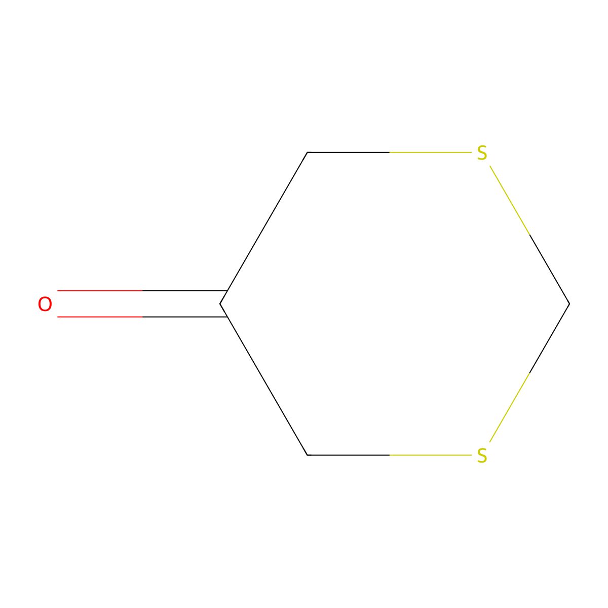 1,3-Dithian-5-one molecular structure, CAS 64211-37-6