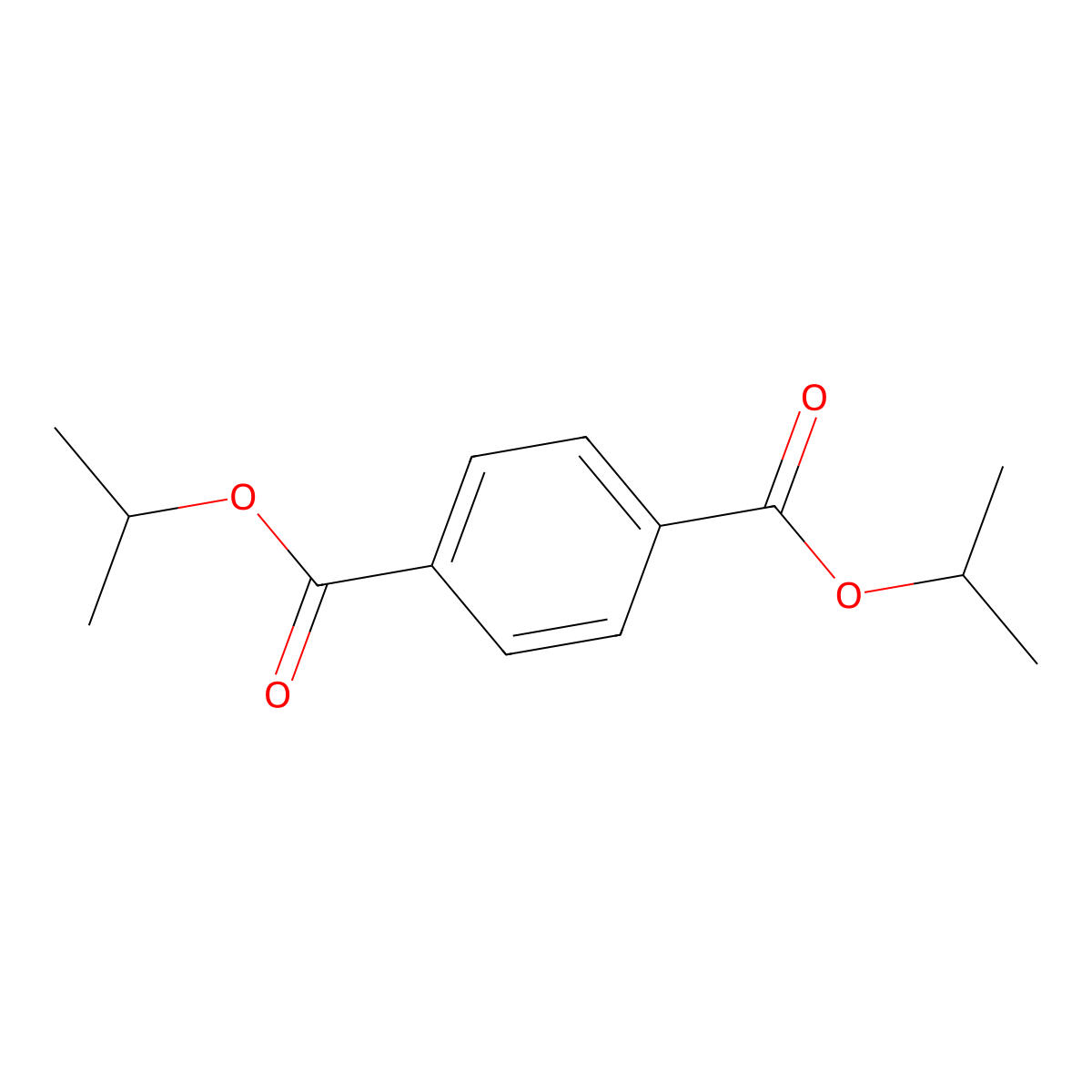 1,4-Bis(1-methylethyl) 1,4-benzenedicarboxylate molecular structure, CAS 6422-84-0