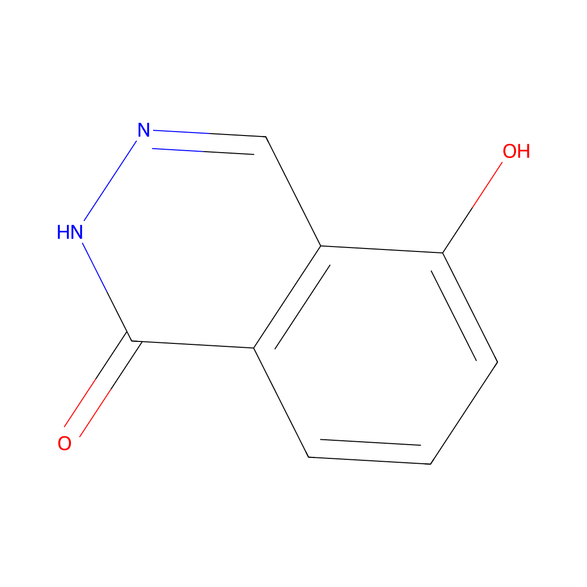 5-Hydroxy-1,2-dihydrophthalazin-1-one molecular structure, CAS 64223-57-0