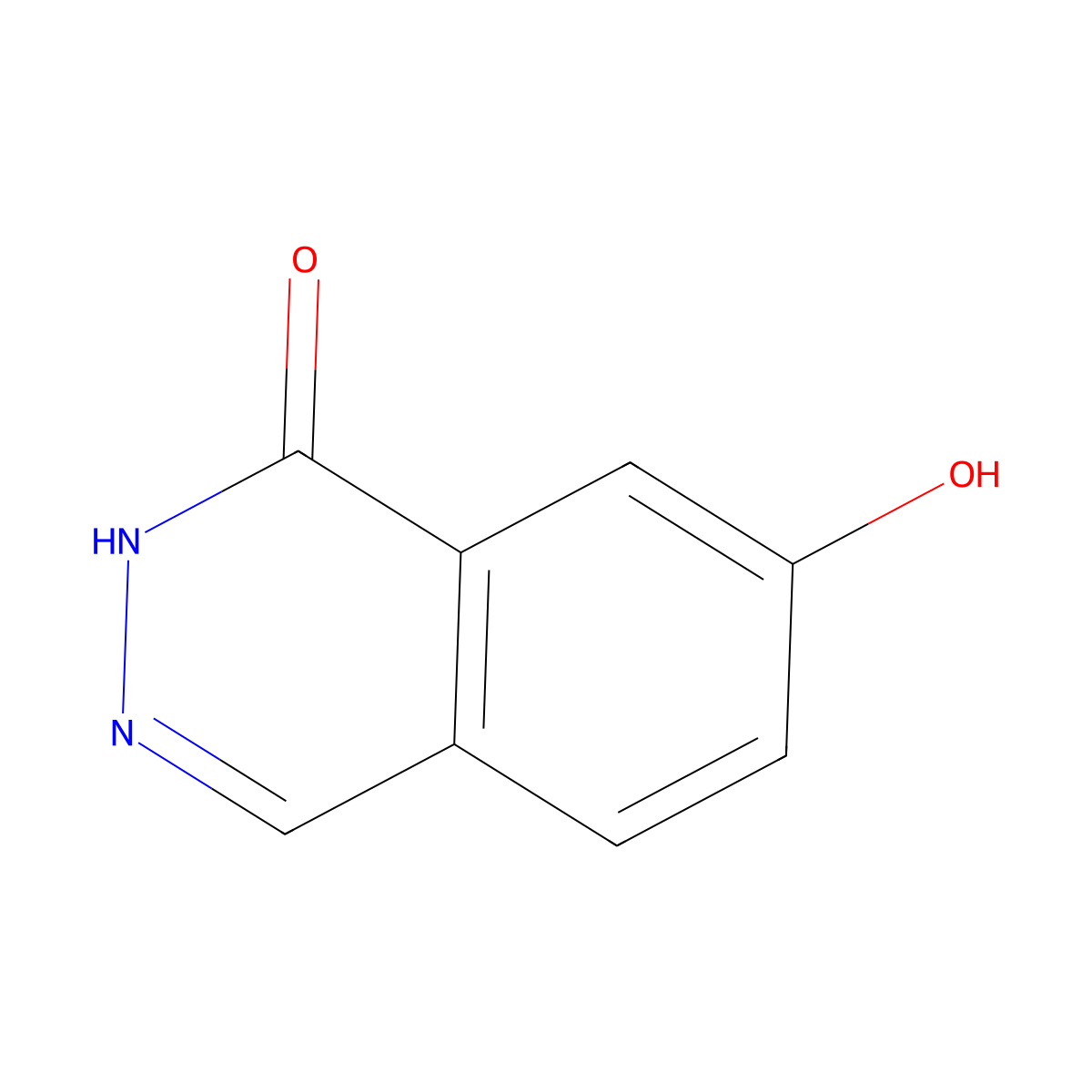 7-hydroxy-1(2H)-phthalazinone molecular structure, CAS 64223-67-2