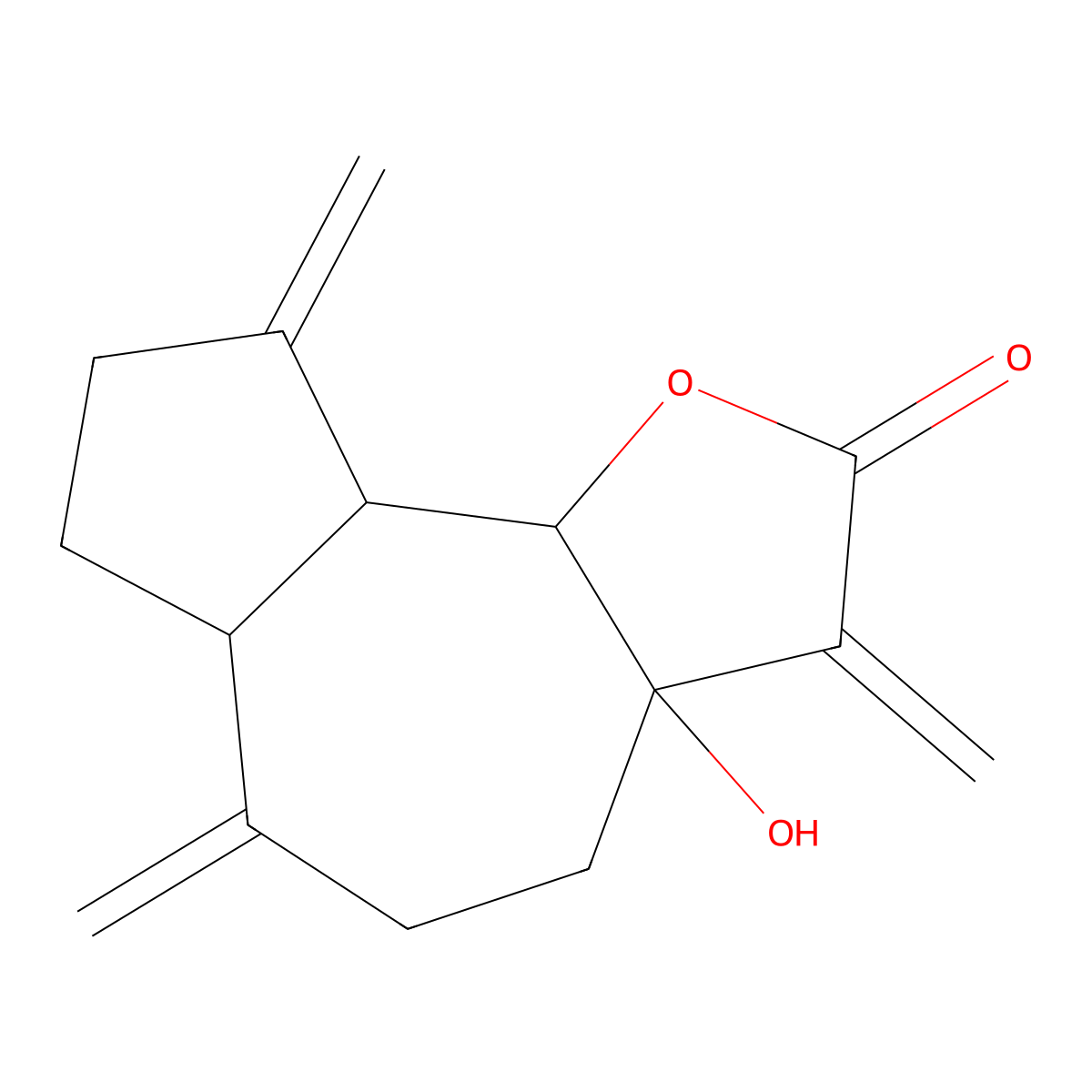 7alpha-Hydroxydehydrocostus lactone molecular structure, CAS 64225-27-0