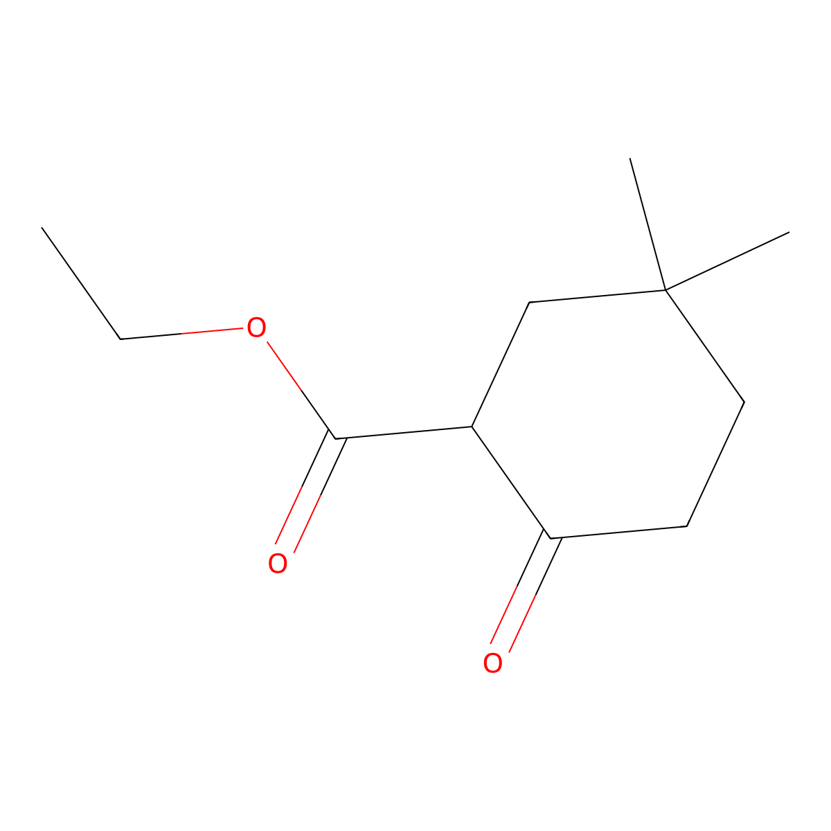 Ethyl 5,5-Dimethyl-2-oxocyclohexanecarboxylate molecular structure, CAS 64229-88-5