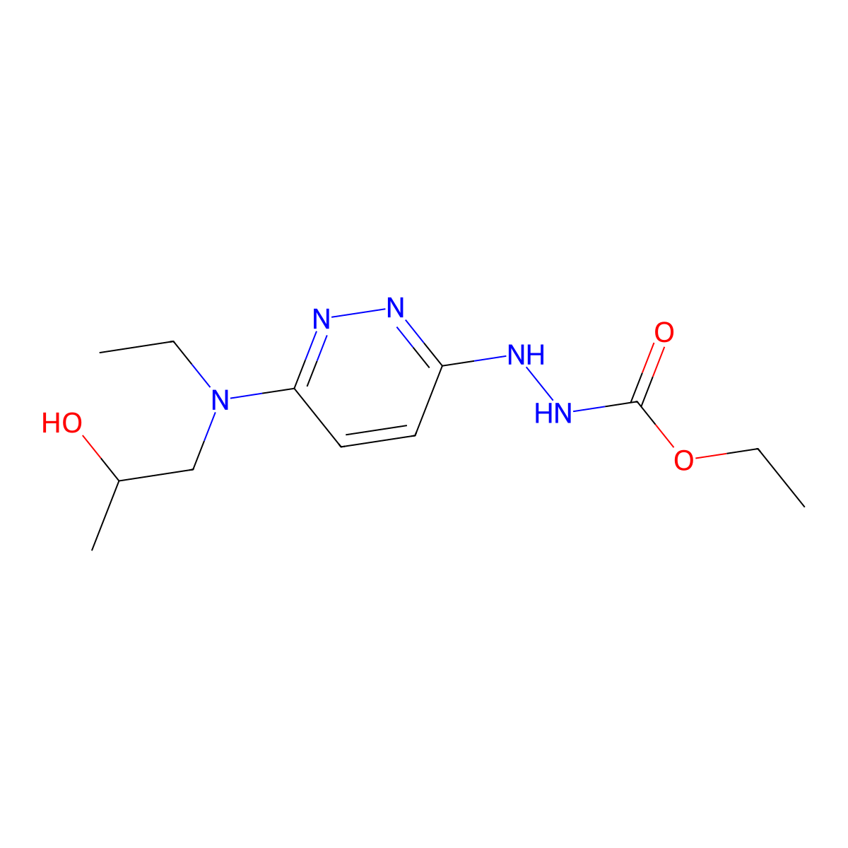 Cadralazine molecular structure, CAS 64241-34-5