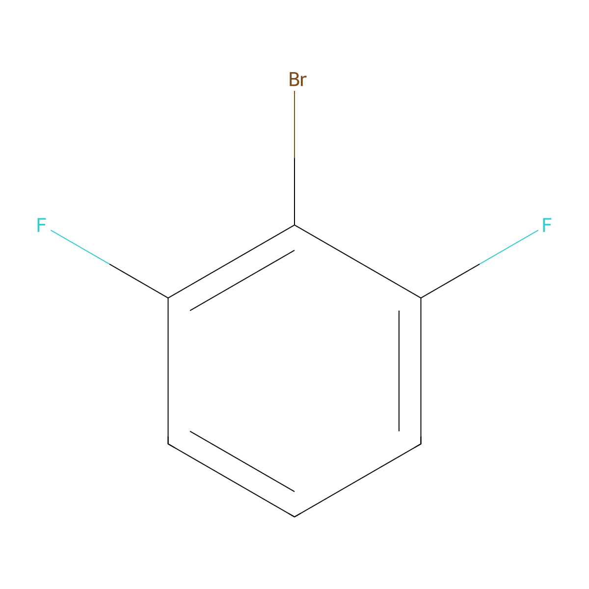 1-Bromo-2,6-difluorobenzene molecular structure, CAS 64248-56-2