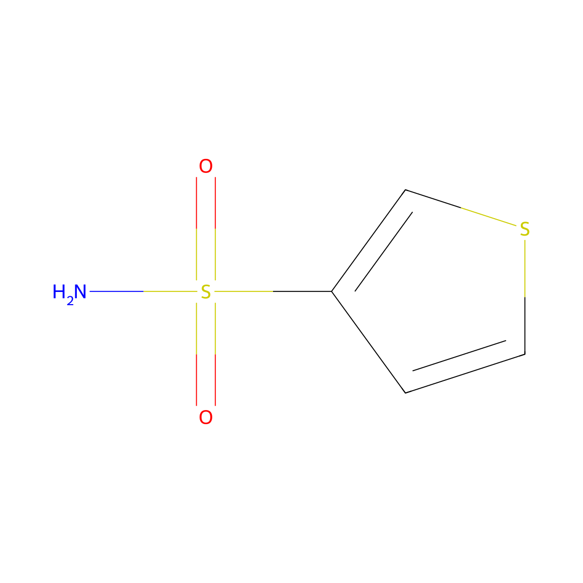 Thiophene-3-sulfonamide molecular structure, CAS 64255-63-6