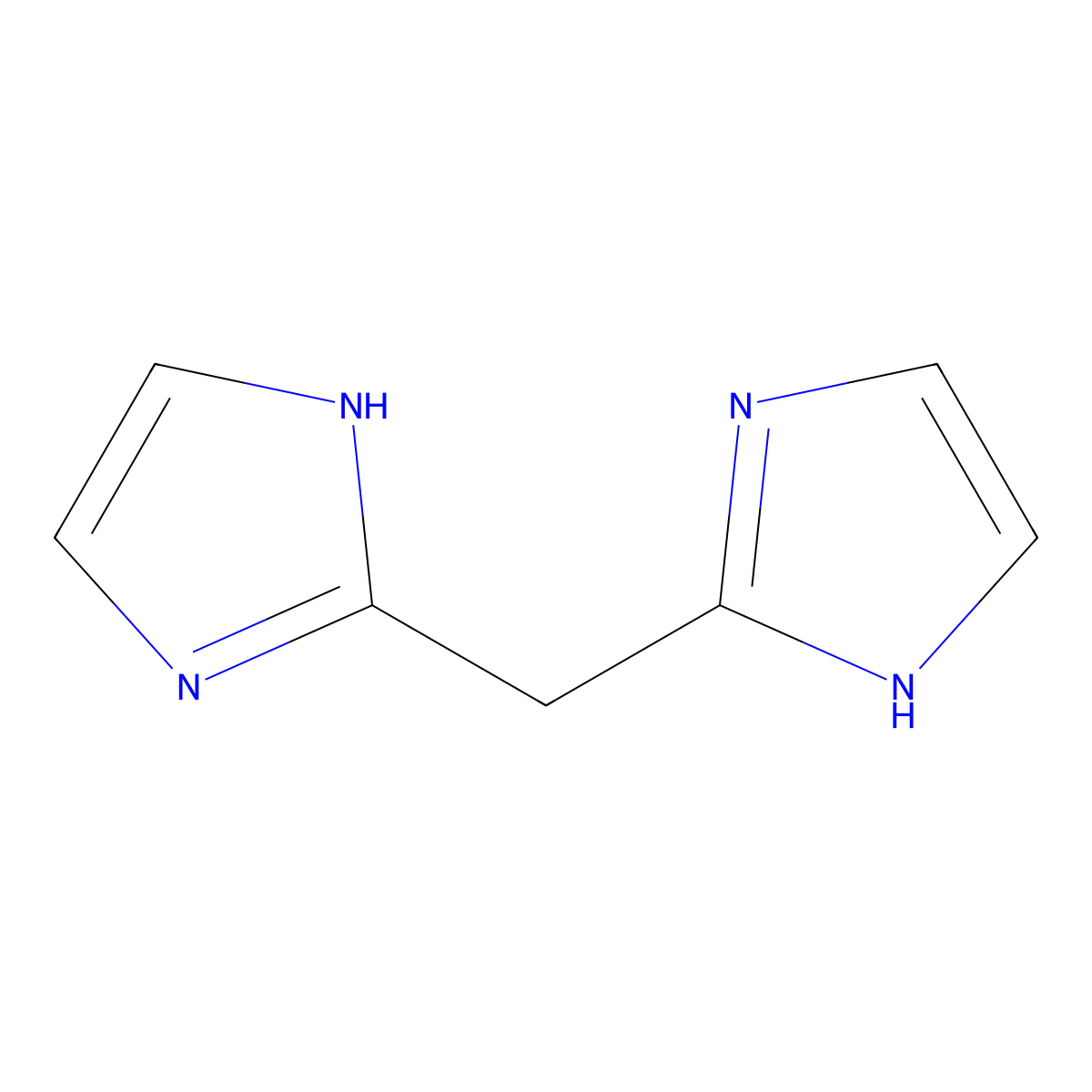 Bis-(imidazol-2-YL)-methane molecular structure, CAS 64269-81-4