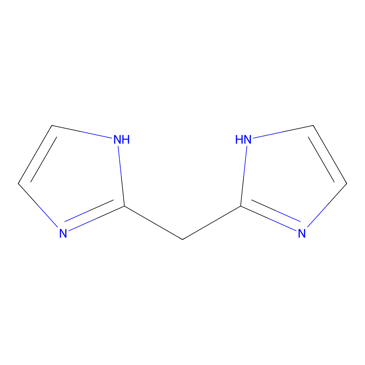 Bis-(imidazol-2-YL)-methane molecular structure, CAS 64269-81-4