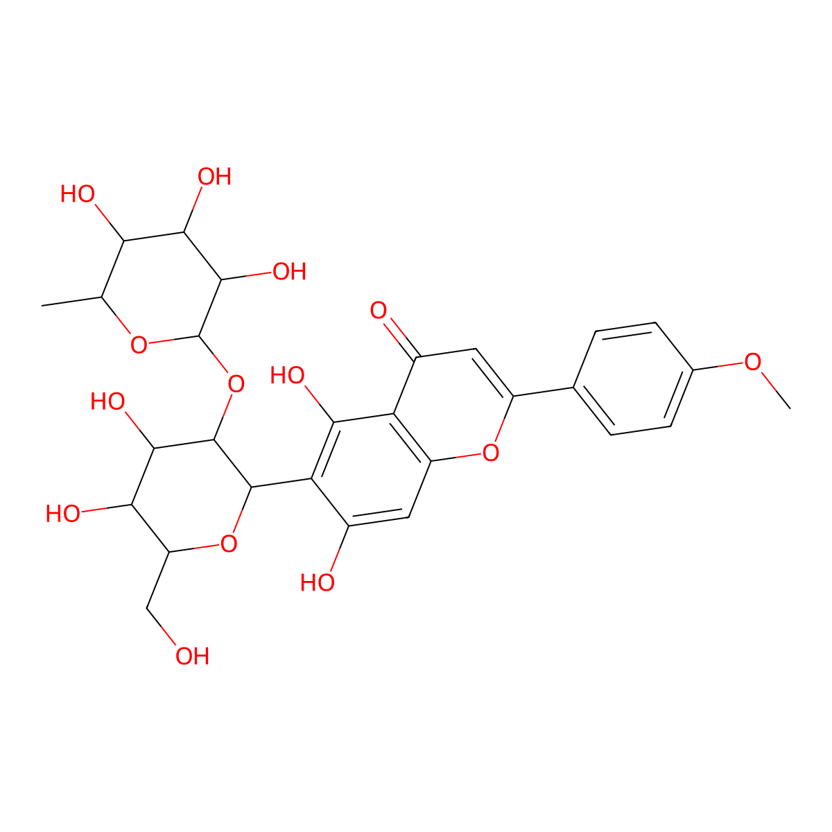 Semiaquilinoside molecular structure, CAS 64271-11-0