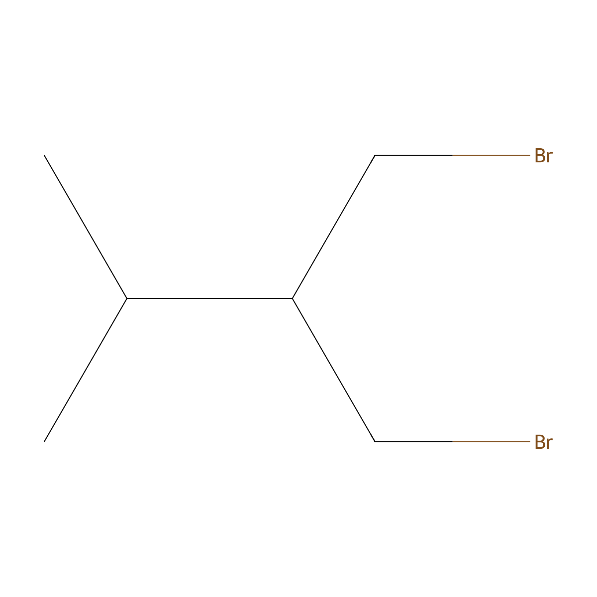 1-Bromo-2-(bromomethyl)-3-methylbutane molecular structure, CAS 64273-85-4