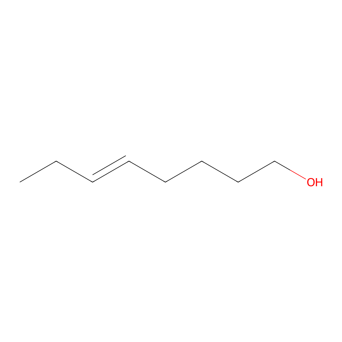 5-Octen-1-ol, (5Z)- molecular structure, CAS 64275-73-6