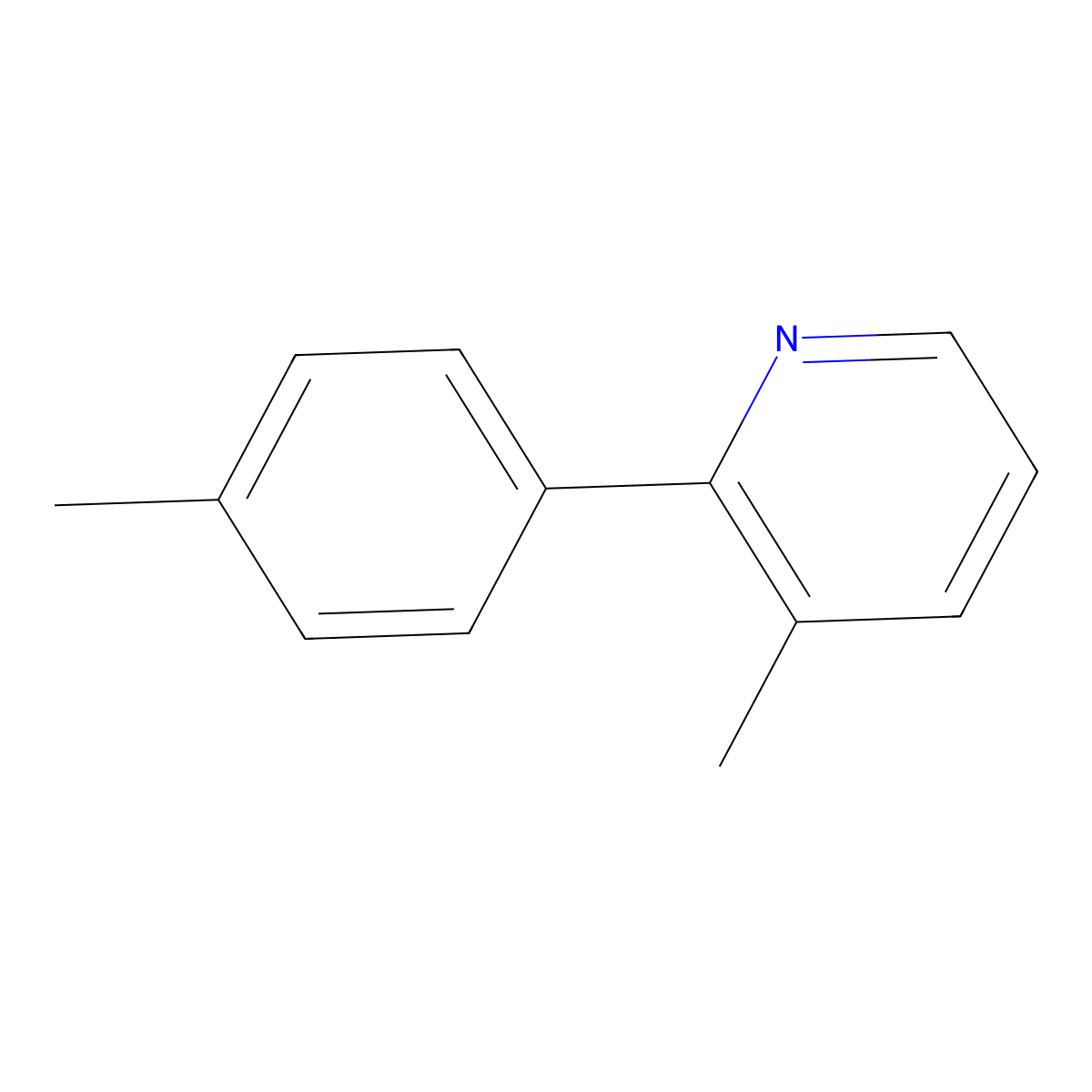 3-Methyl-2-(p-tolyl)pyridine molecular structure, CAS 64291-96-9
