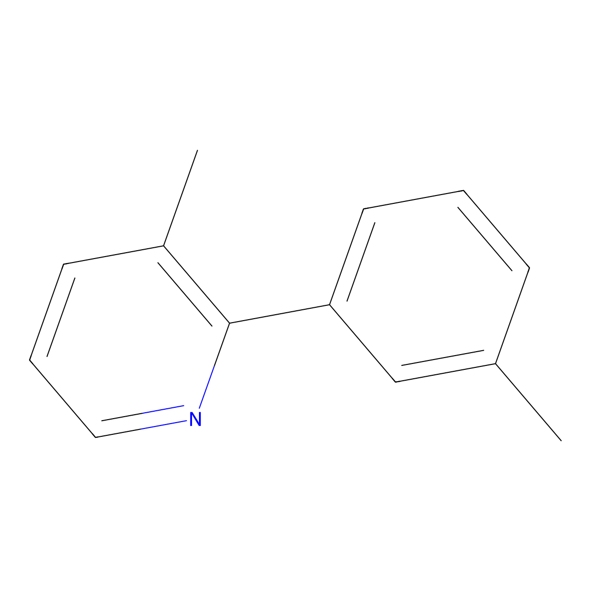 3-Methyl-2-(m-tolyl)pyridine molecular structure, CAS 64291-97-0