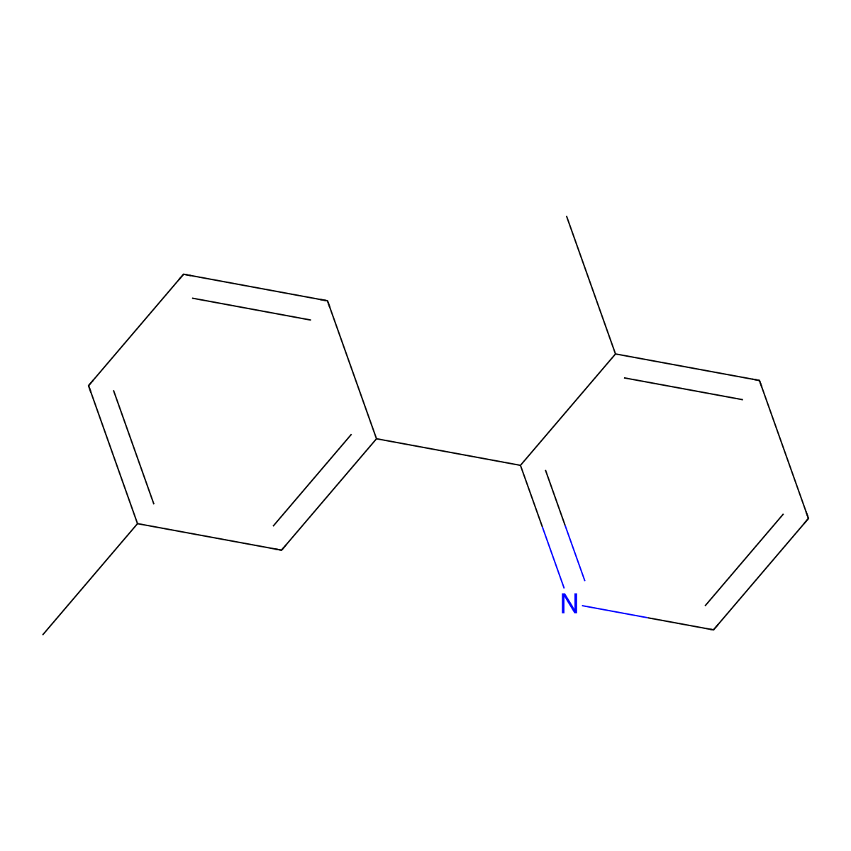 3-Methyl-2-(m-tolyl)pyridine molecular structure, CAS 64291-97-0