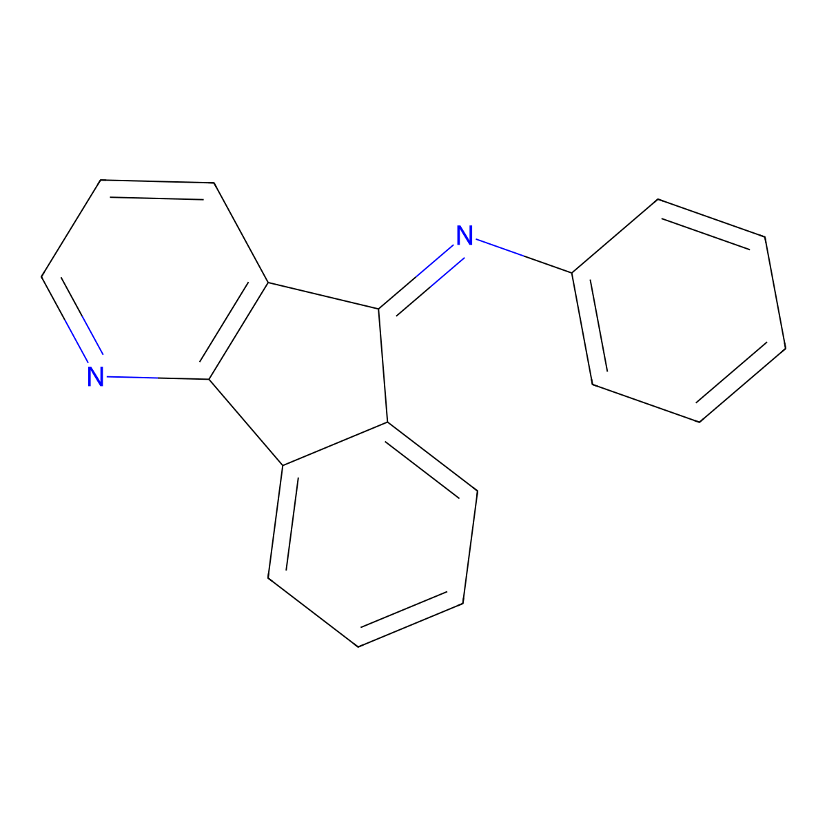 N-phenylindeno[1,2-b]pyridin-5-imine molecular structure, CAS 64292-04-2