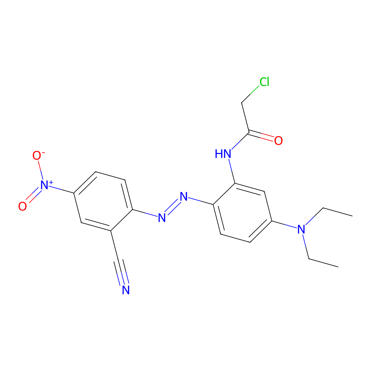 Disperse Violet 63 molecular structure, CAS 64294-88-8